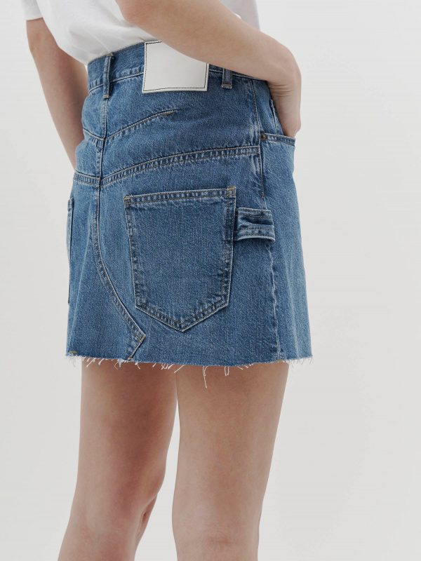 cut off denim skirt Online Hot Sale